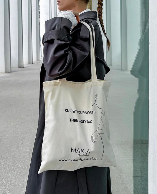MAK-A tote bag