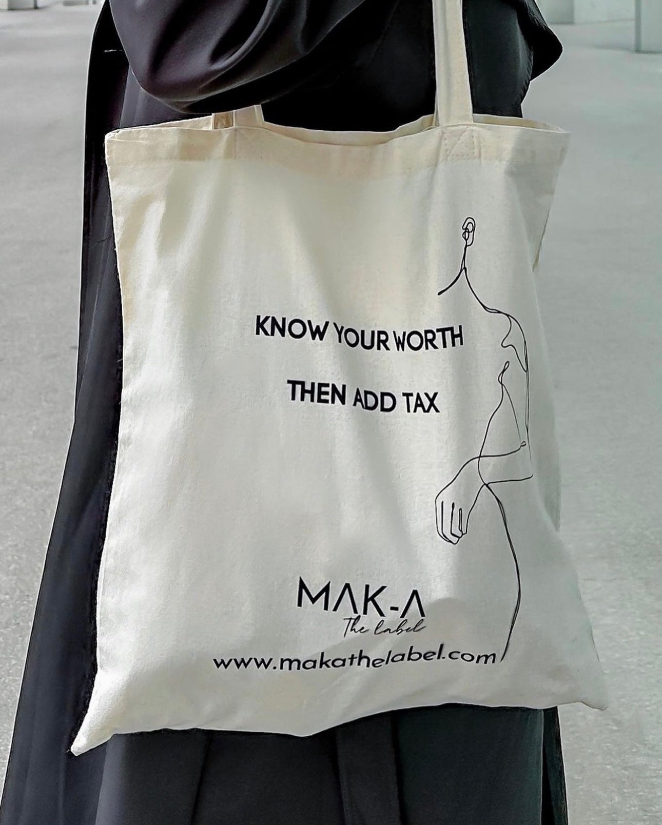 MAK-A tote bag